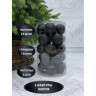 Набор новогодних шаров Ø 8 см черный 25 шт. в прозрачной упаковке 86013